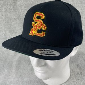 USC Trojans Alumni Cactus Jack Mens One Size Black 6-Panel Snapback Hat